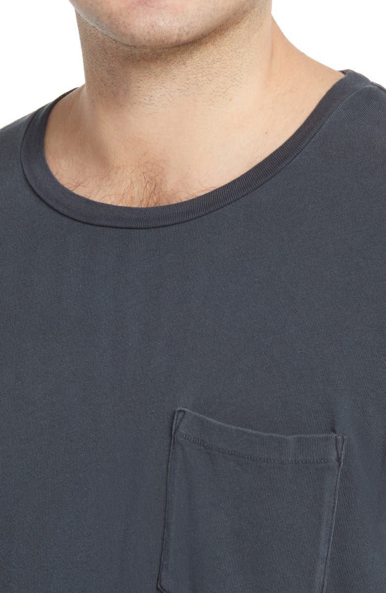 Outerknown Groovy Long Sleeve Men's Pocket T-Shirt, Alternate, color, 