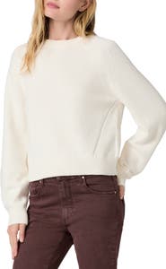 PAIGE Zaire Merino Wool & Organic Cotton Blend Sweater