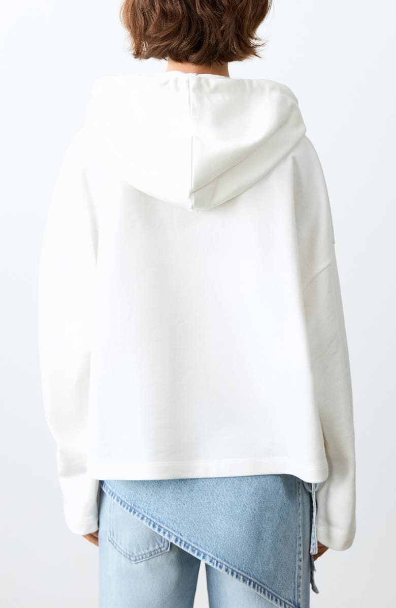 MANGO TEEN Message Graphic Cotton Hoodie, Alternate, color,