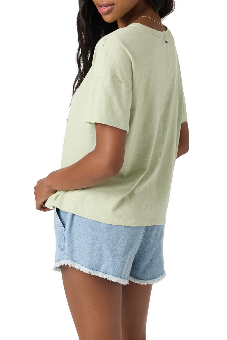 Wavelength Slub Cotton Jersey Crewneck T-Shirt, Alternate, color, SEAFOAM