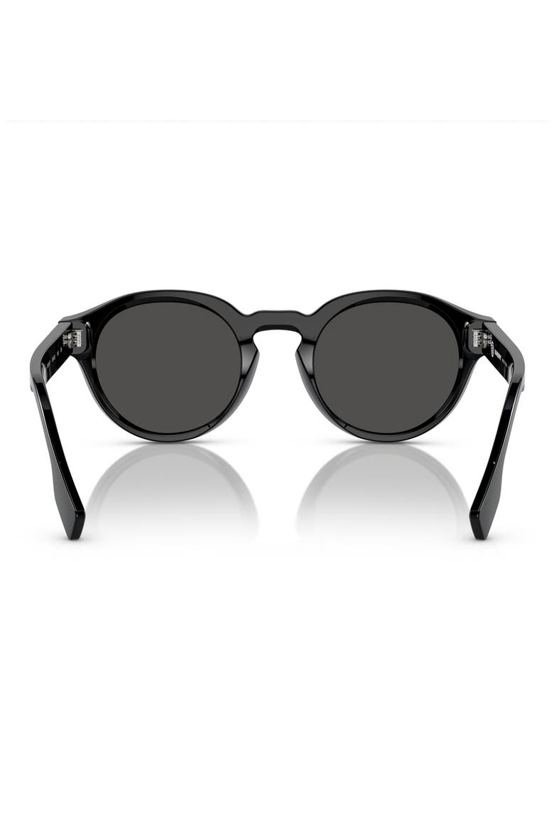 50mm Phantos Sunglasses, Alternate, color, BLACK