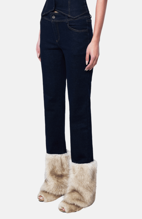 Ow Collection Desi Jeans In Blue