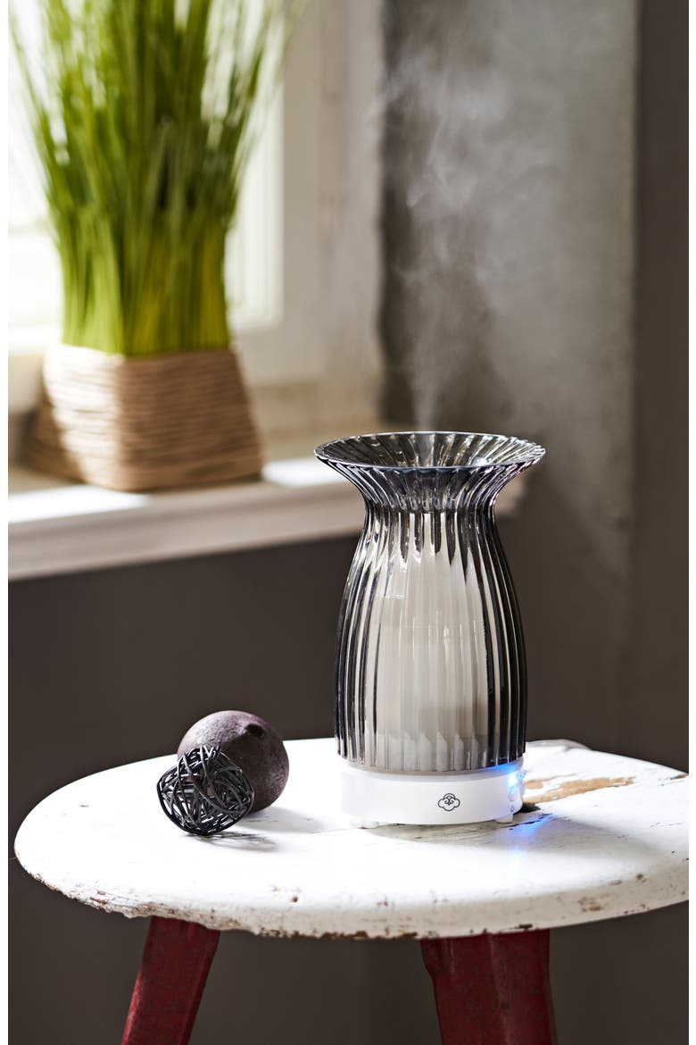 Blossom Ultrasonic Mist Aromatherapy Diffuser, Alternate, color, GREY