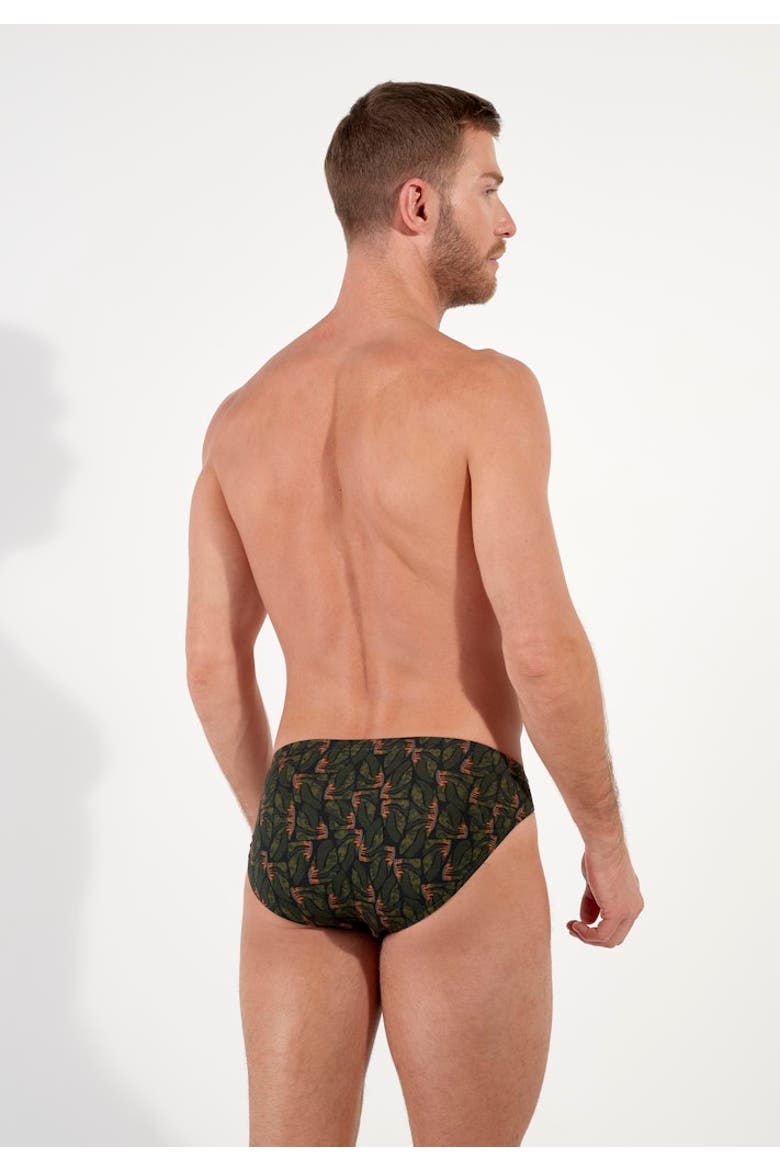 Vizzavona Comfort Micro Briefs, Alternate, color, Khaki Print