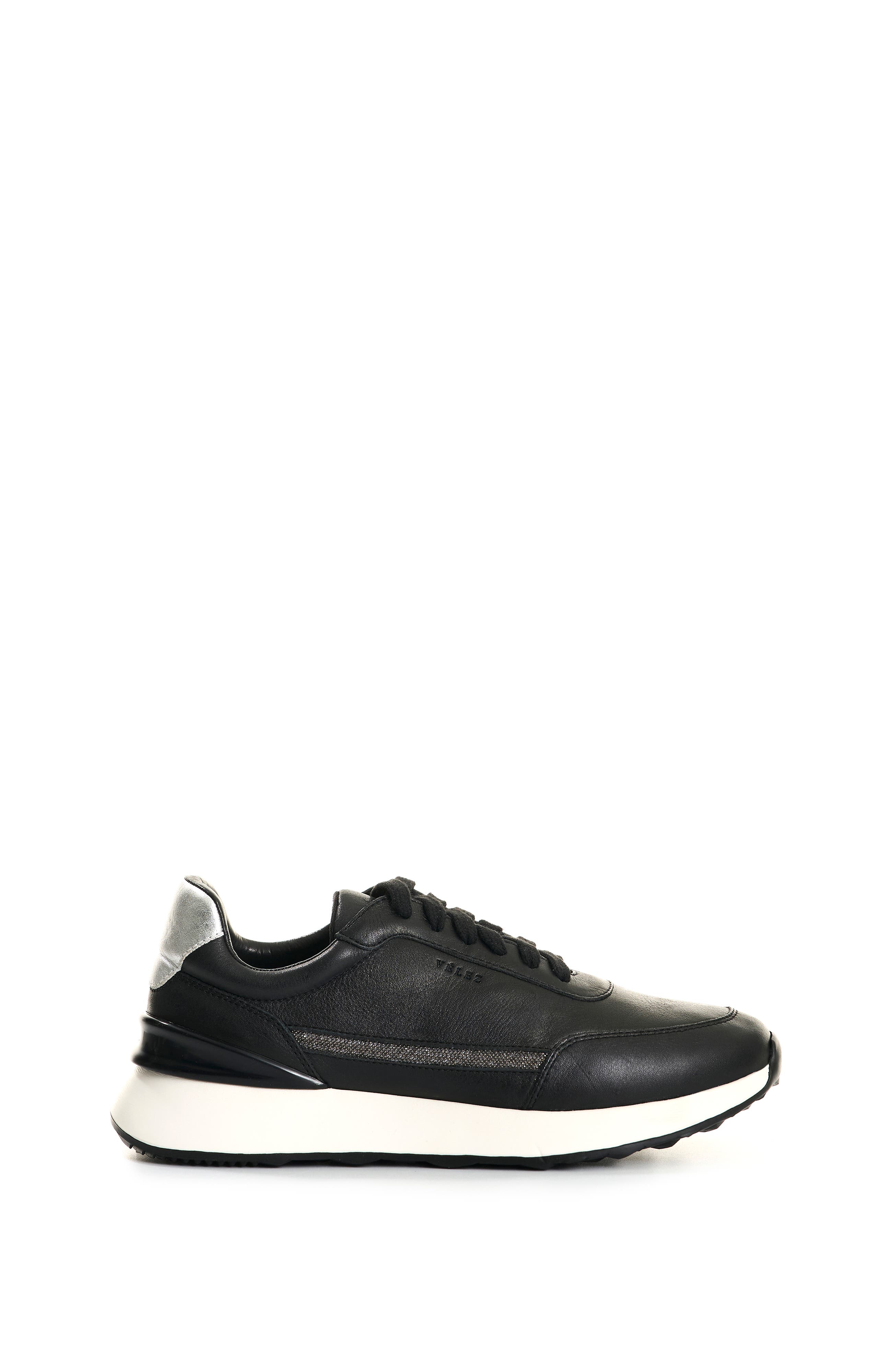 Velez Leather Sneakers with Details, Main, color, Black