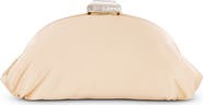 BADGLEY MISCHKA Leia Satin Pouch Clutch