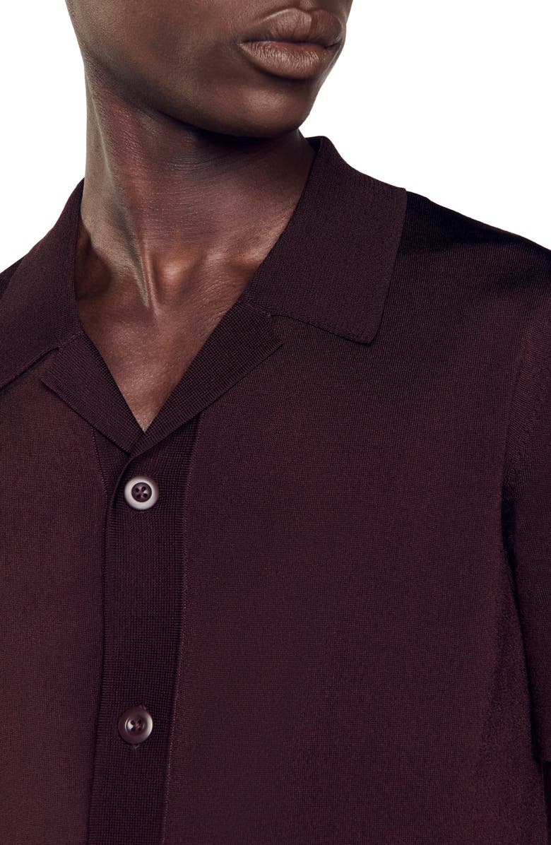 SANDRO Button-Up Shirt, Alternate, color, 