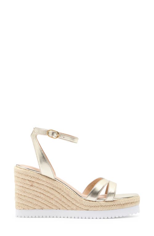 Stuart Weitzman Catlina Espadrille Wedge Sandal In 0