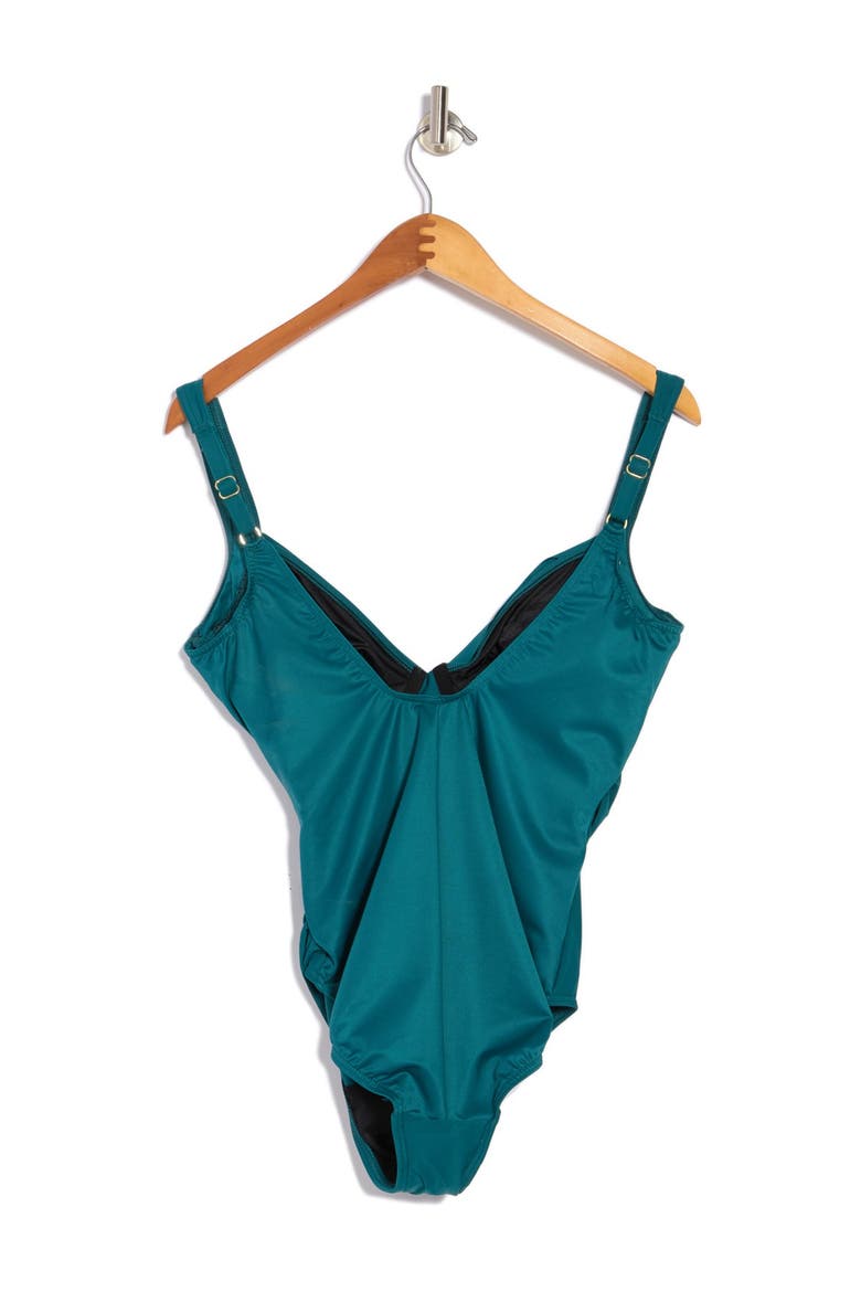 Sanibel One-Piece Swimsuit, Alternate, color, NILE BLUE