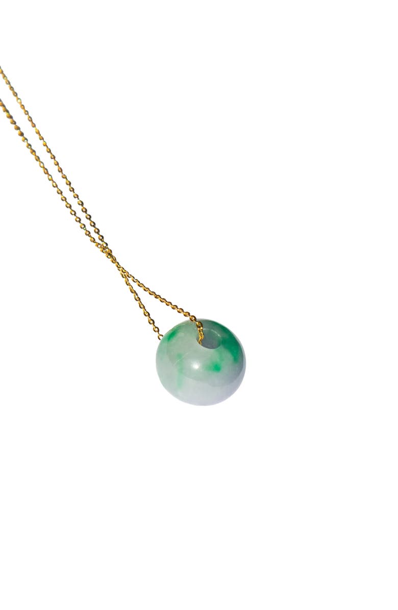 seree Lavender field Green purple jade pendant necklace, Alternate, color, 