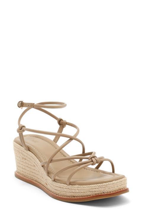 Julia Ankle Strap Espadrille Platform Wedge Sandal (Women)