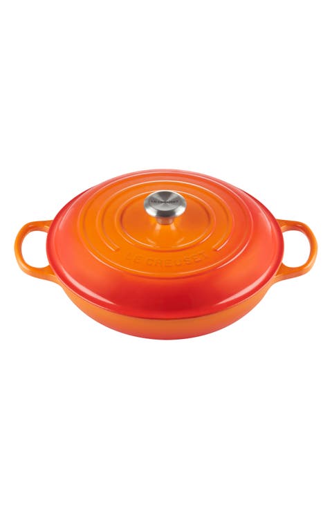 Signature 3.5-Quart Enameled Cast Iron Braiser