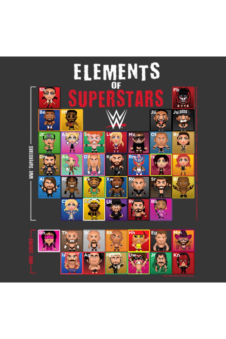 Boys' Husky Plus Elements Of Superstars Short Sleeve Graphic T-shirt, Alternate, color, Charcoal Heather