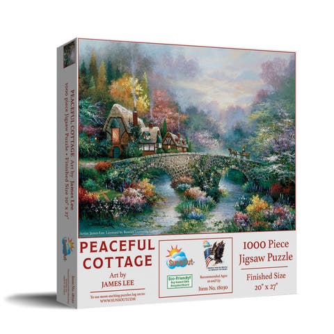 Peaceful Cottage 1000 piece Jigsaw Puzzle for Adults