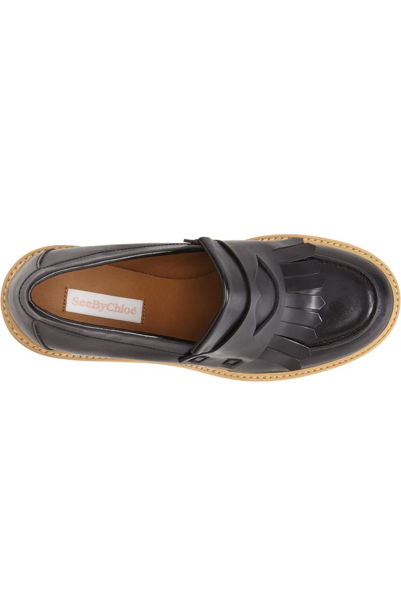 See by Chloé 'Brekka' Wedge Loafer, Alternate, color,