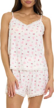 Flora By Flora Nikrooz Fleur 4-Piece Pajamas Set