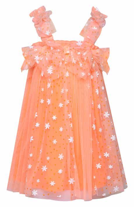 Truly Me Kids' Floral Tulle Party Dress