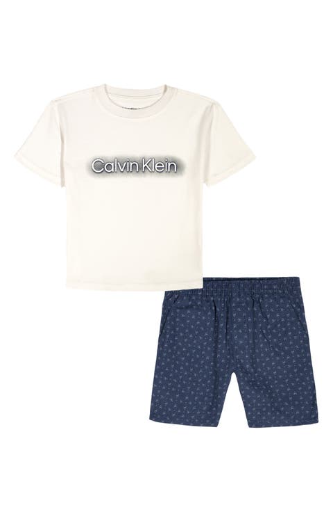 Kids' Graphic T-Shirt & Shorts Set (Little Kid)