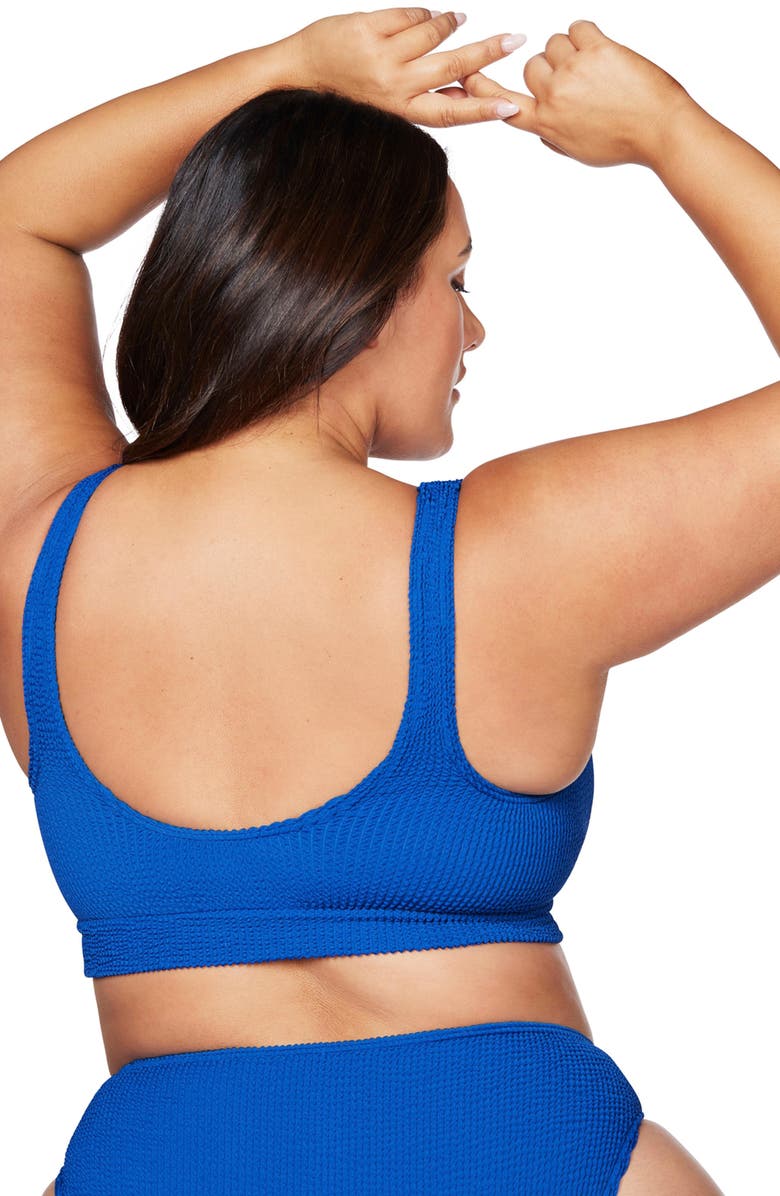 Artesands Kahlo Arte Eco Crinkle Two-Piece Swimsuit, Alternate, color, Artisan Blue