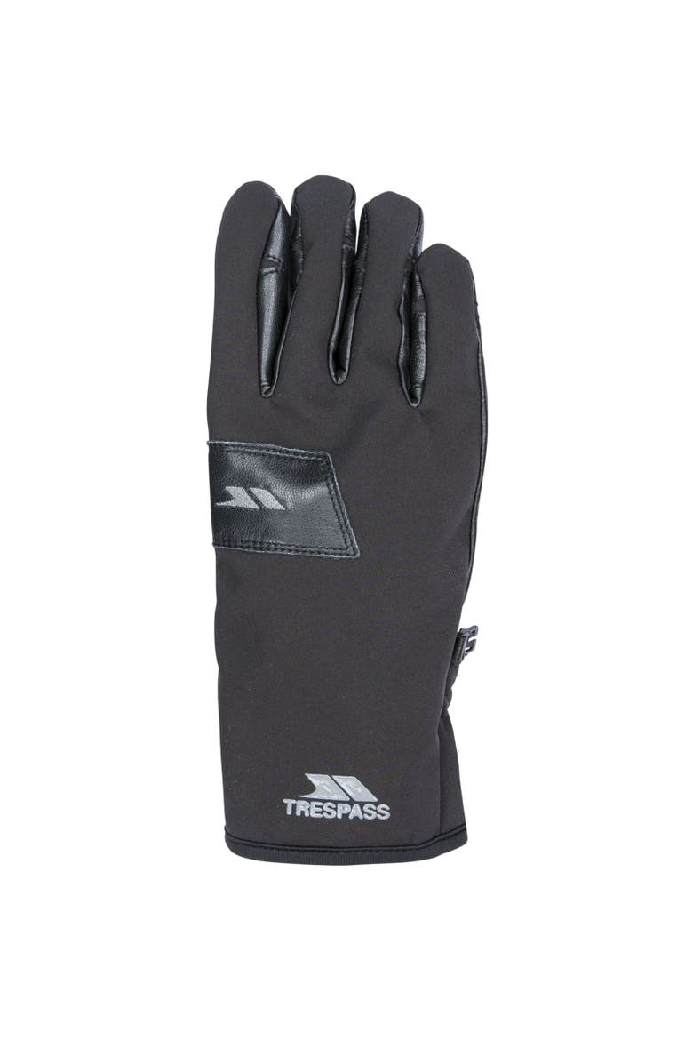 Leather Athletic Snow Sports Gloves, Main, color, Black