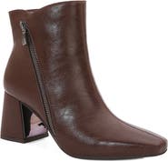 NINETY UNION Lyona Faux Leather Bootie