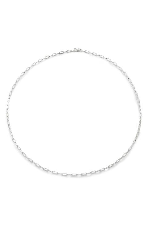 Mini Paper Clip Choker Necklace