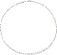 Monica Vinader Mini Paper Clip Choker Necklace