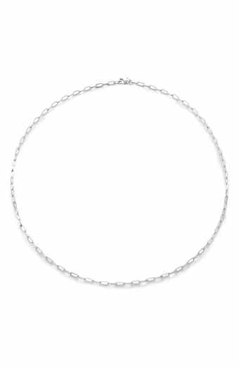Monica Vinader Mini Paper Clip Choker Necklace