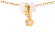 Girls Crew Flower Dash Charm Necklace