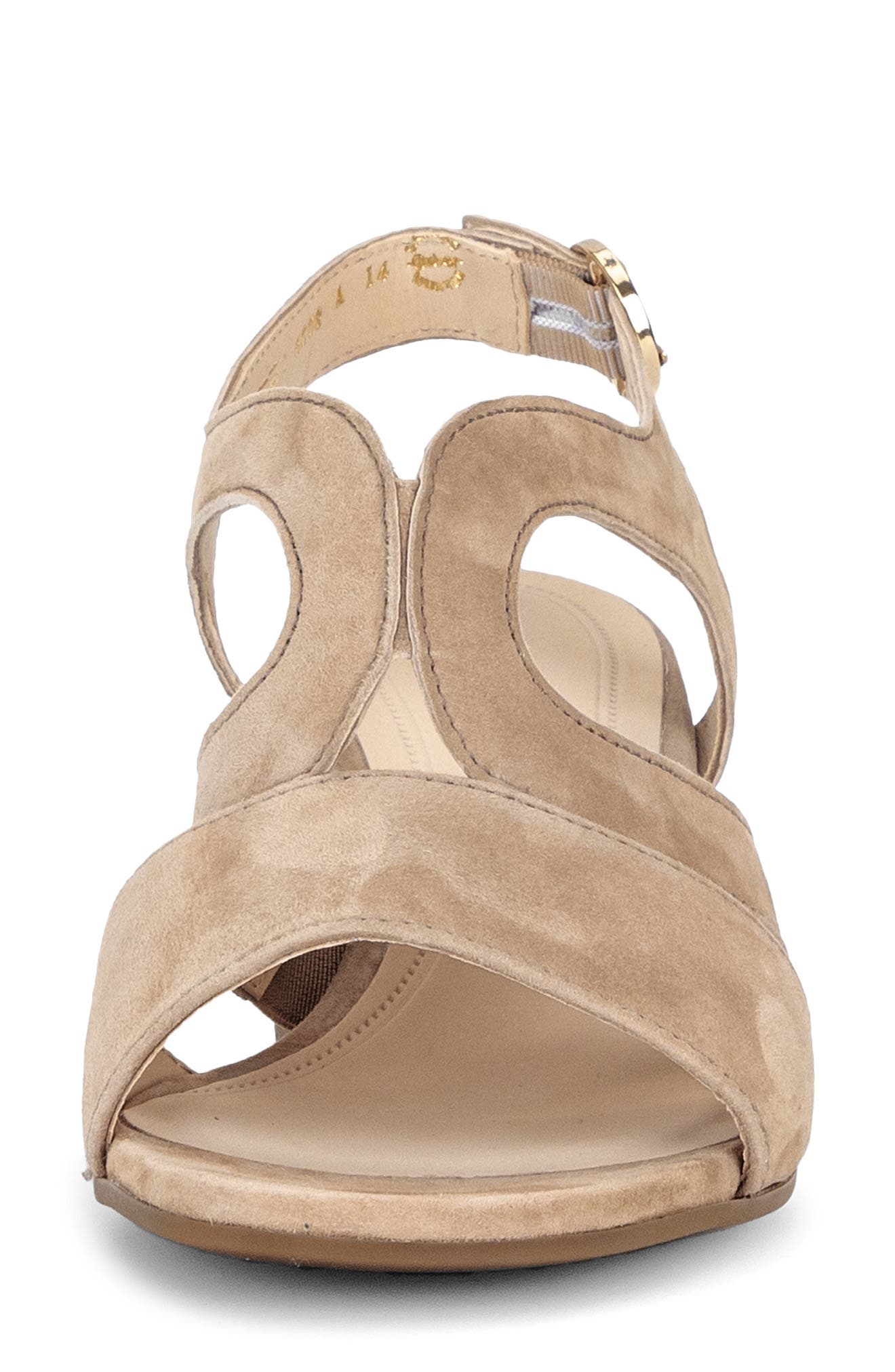 Gabor Ankle Strap Sandal, Alternate, color, Sand