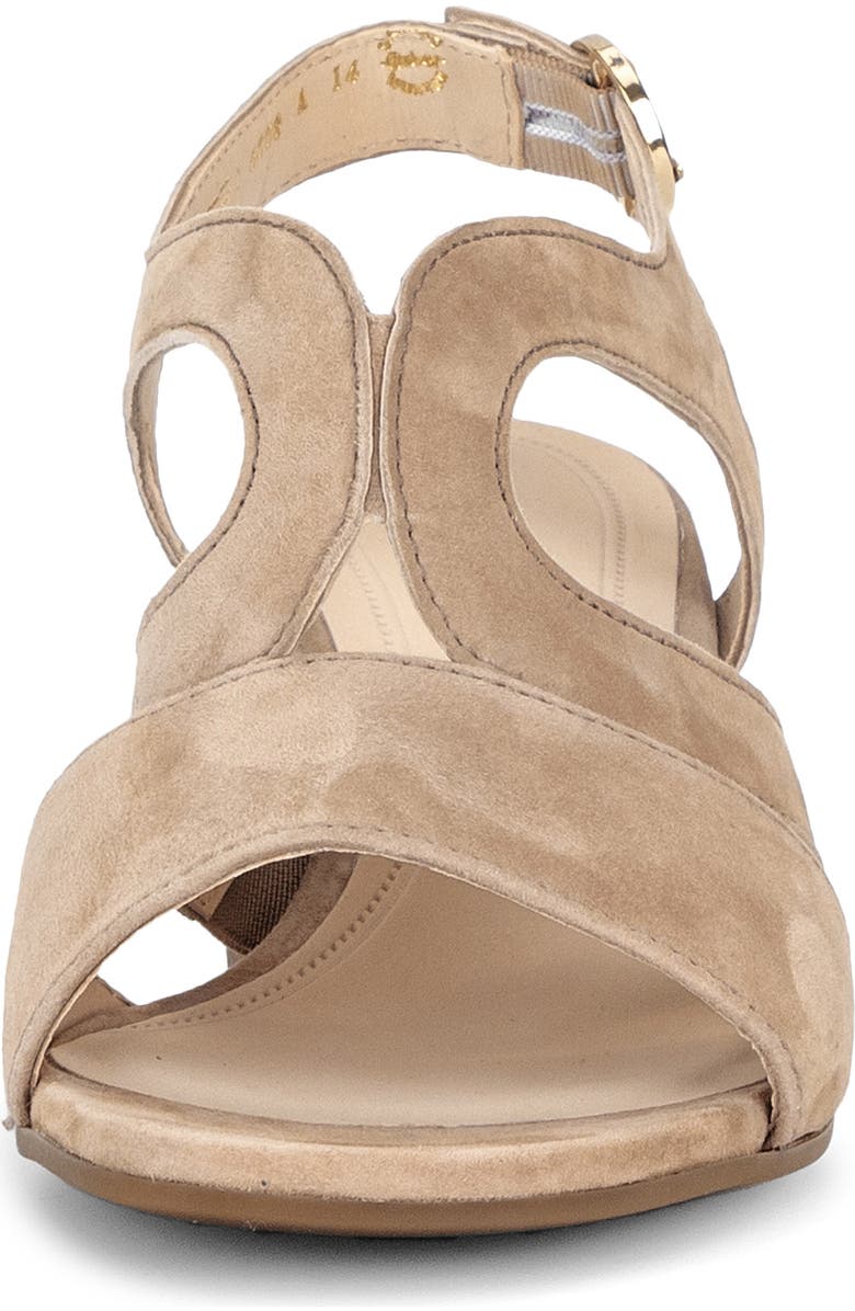 Gabor Ankle Strap Sandal, Alternate, color, Sand