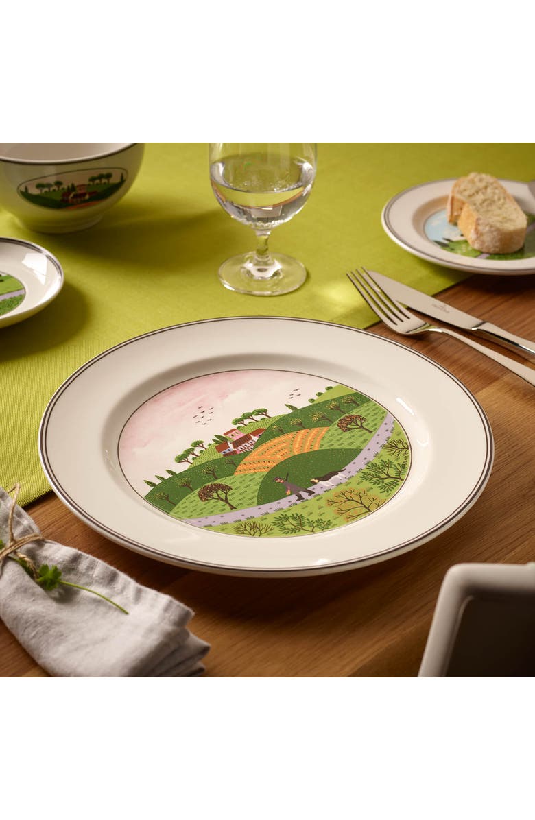 Villeroy & Boch Design Naif Dinner Plate #6 Hunter & Dog, Alternate, color, NO COLOR