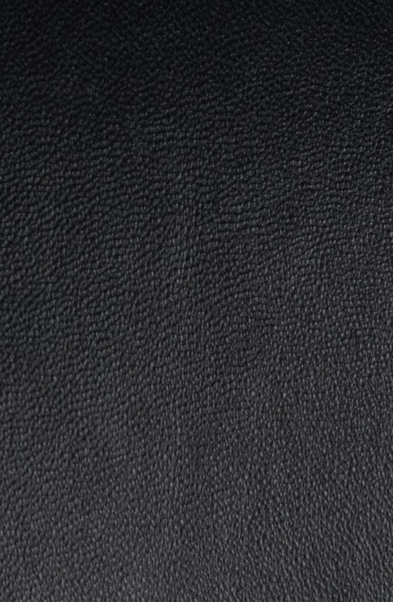 Acne Studios Lokot Leather Bomber Jacket, Alternate, color, Black