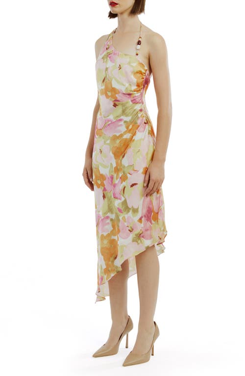 Bardot Andy Floral Asymmetric Dress In Wall Floral
