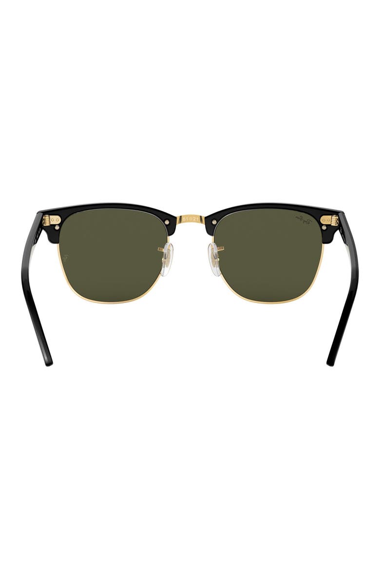'Clubmaster' 49mm Sunglasses, Alternate, color, BLACK