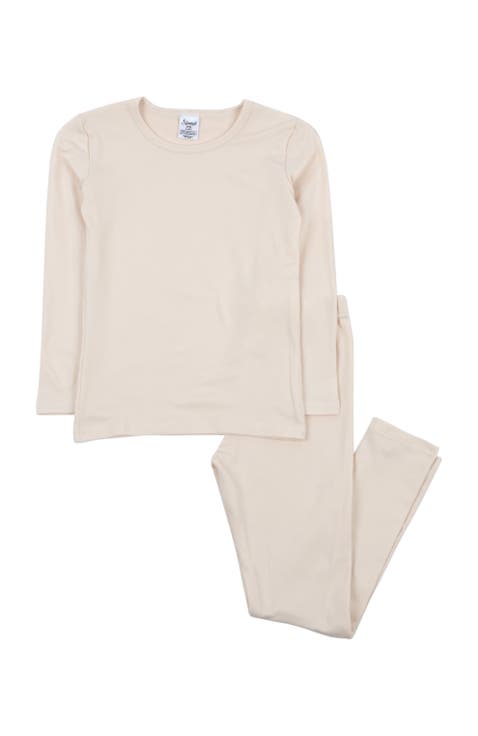 Kids Solid Thermal Pajamas (Toddler, Little Kid & Big Kid)