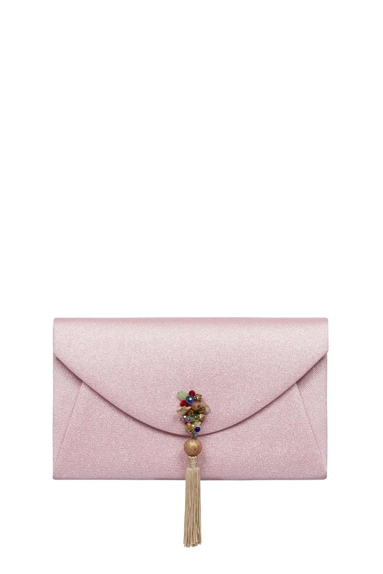 LarAllan Feyi Oversized Envelope Clutch, Main, color, Blush Pink