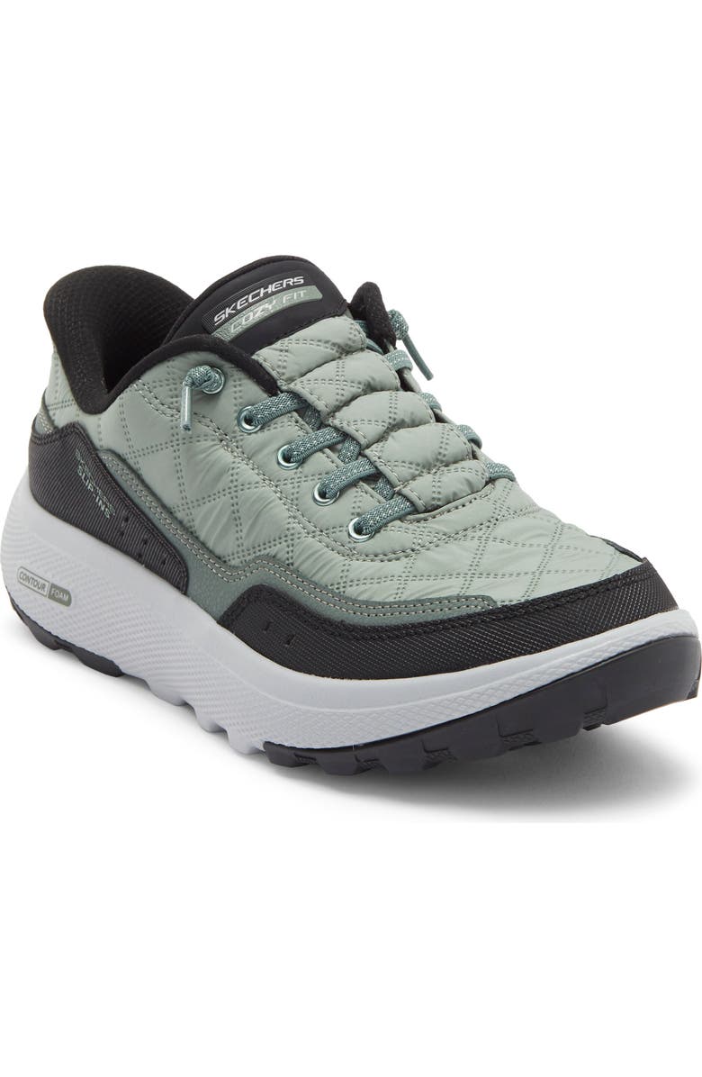 SKECHERS Slip-Ins<sup>®</sup> Relaxed Fit<sup>®</sup> Sneaker, Main, color, Olive/ Black