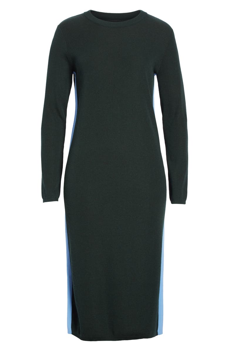 Tory Sport by Tory Burch Tory Sport Double Stripe Cashmere Blend Sweater Dress, Alternate, color, 