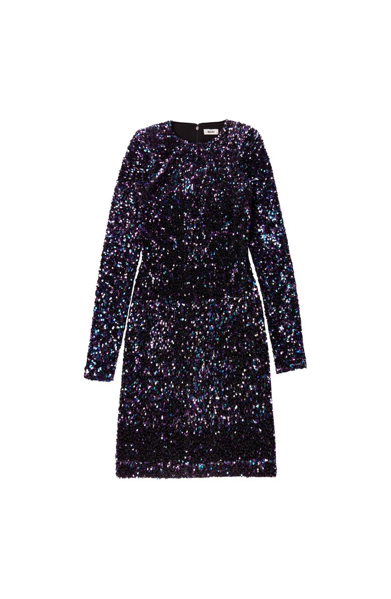Ro&Zo Evie Cluster Sequin Dress, Alternate, color, Blue