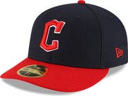 New Era Men's New Era Navy/Red Cleveland Guardians Authentic Collection On-Field Home Low Profile 59FIFTY Fitted Hat