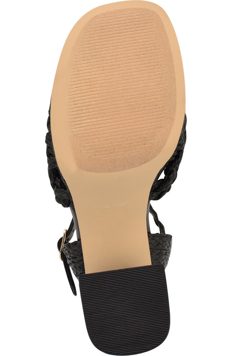 Nine West Vadyn Platform Wedge Sandal, Alternate, color, Black