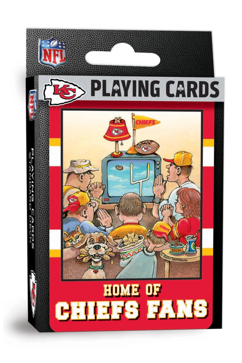 Kansas City Chiefs Fan Playing Cards, Main, color, Multicolor