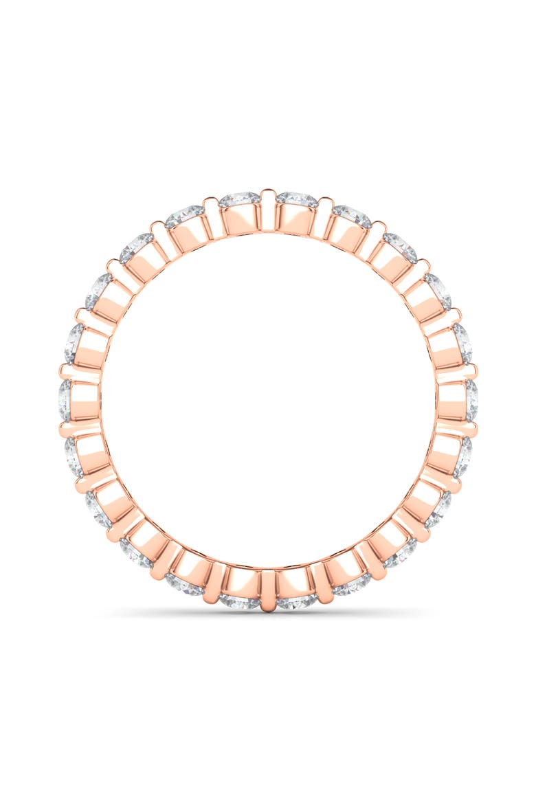 Lab Grown Diamond Single Prong Eternity Band Ring, Alternate, color, ROSE GOLD