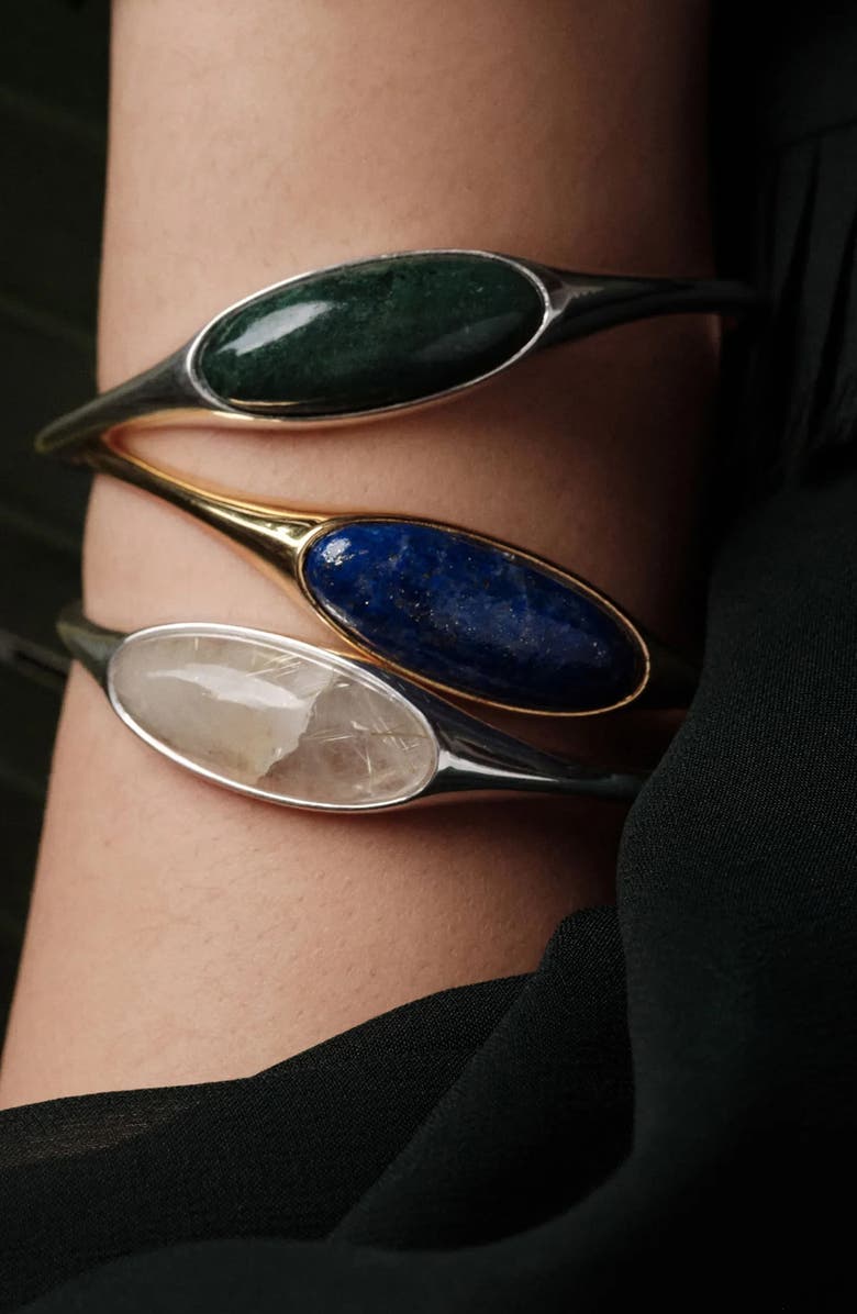 Awe Inspired Cabochon Cuff Bracelet, Alternate, color,