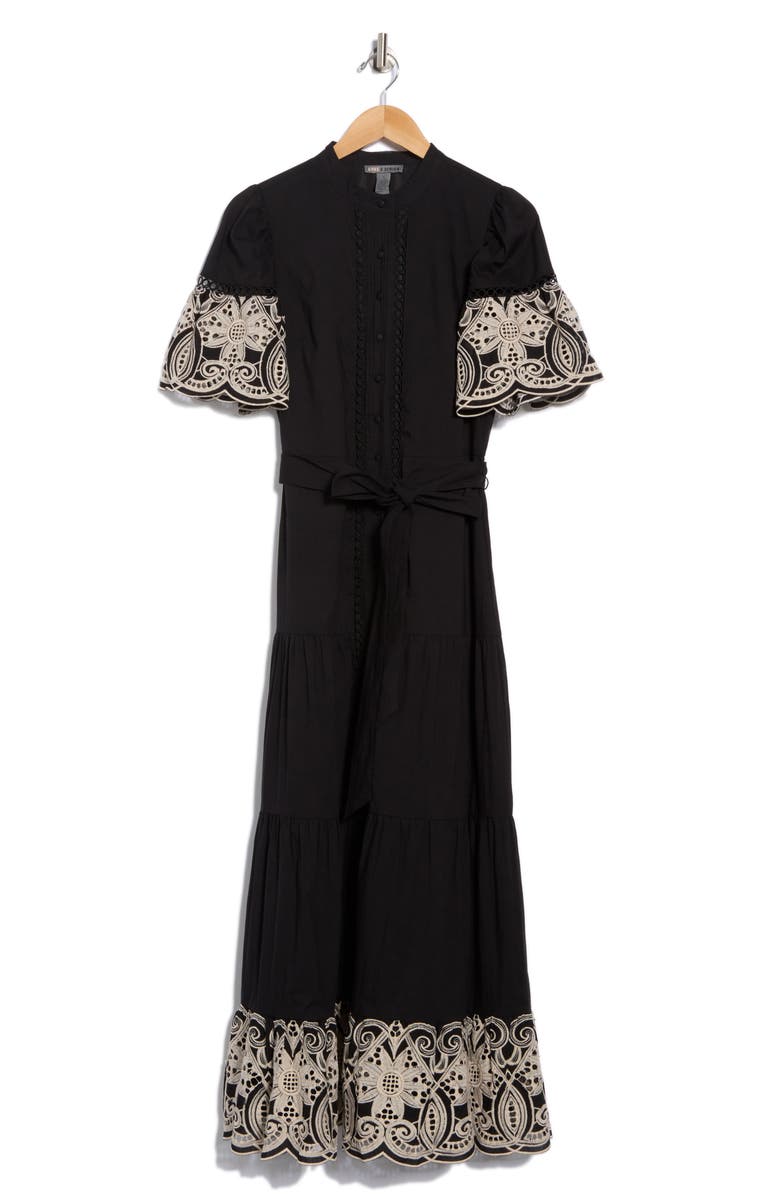 Southampton Embroidered Maxi Shirtdress