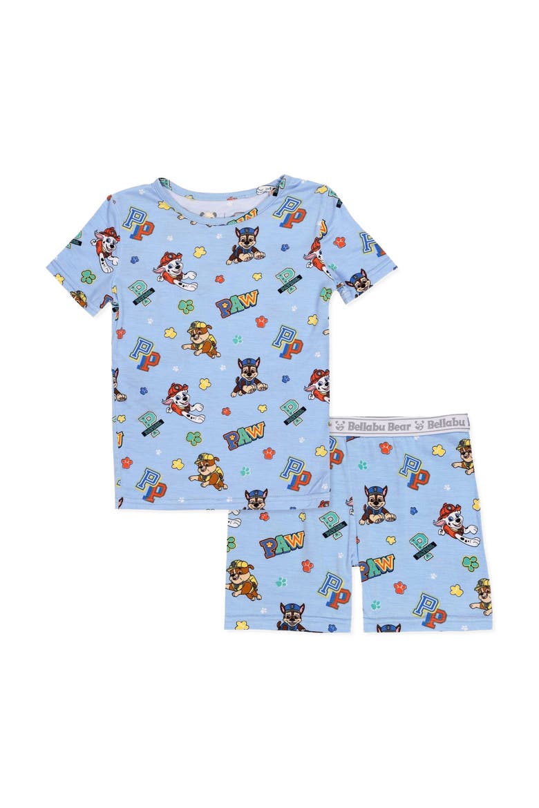 PAW Patrol Varsity Blue Kids 2-Piece Short Sleeve & Shorts Pajama Set, Main, color, PAW Patrol: Varsity Blue