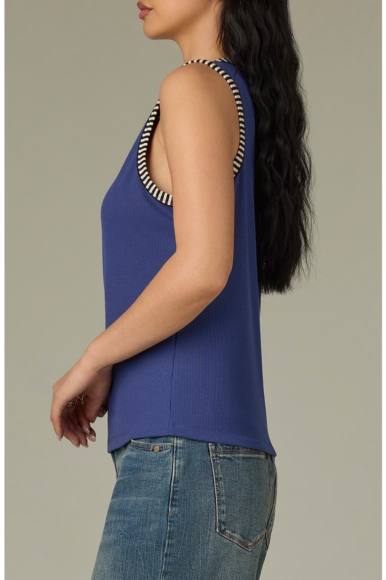 Contrast Binding Rib Tank, Alternate, color, BLUE MARINA/ BLACK