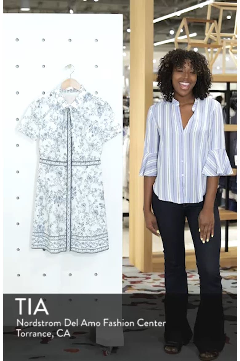 Darla Cotton Toile Shirtdress video