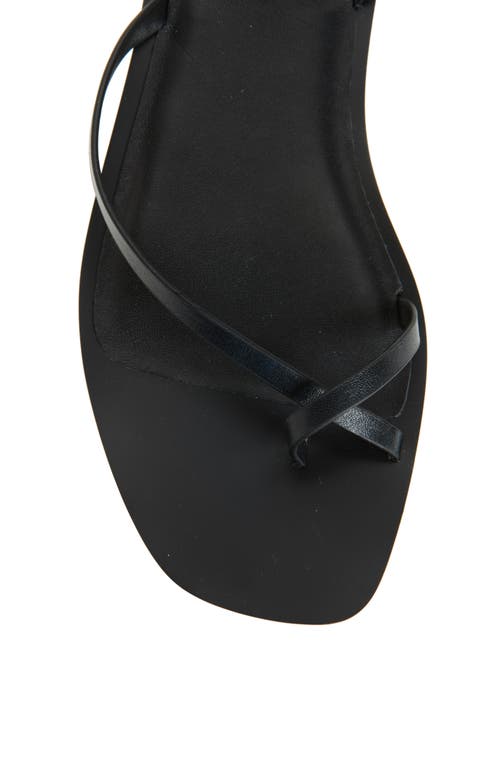 Madewell The Vira Bangle Ankle-wrap Sandal In True Black